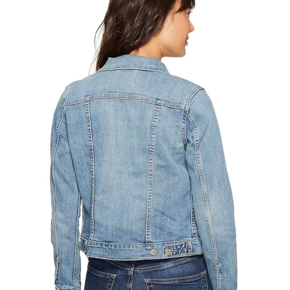 Levi's Women’s Jeanie Original Trucker Jean Jacket XS faded blue rigid cotton - Picture 4 of 11